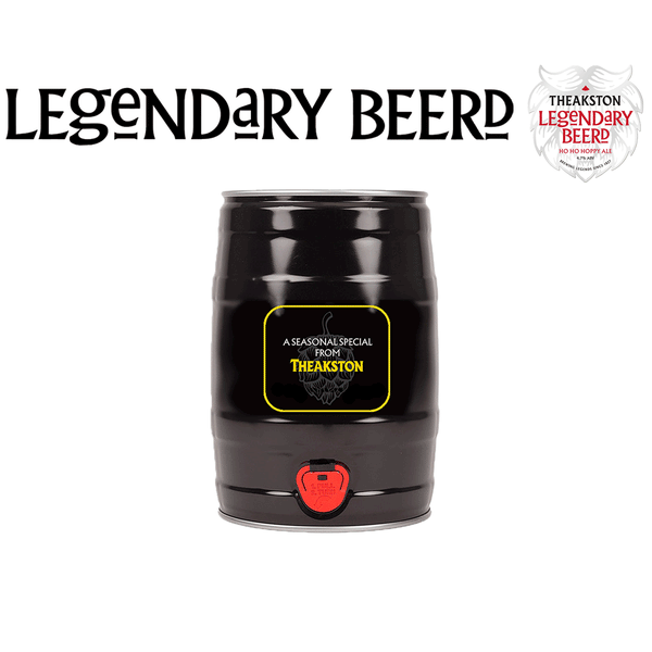 Coming Soon! Theakston Legendary BEERD Mini Keg 5L